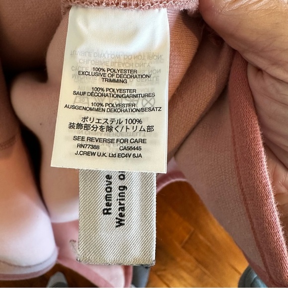 Madewell Women’s Pink Sherpa Popover Quarter Zip Pullover Sweatshirt Dusty Pink - Picture 6 of 12